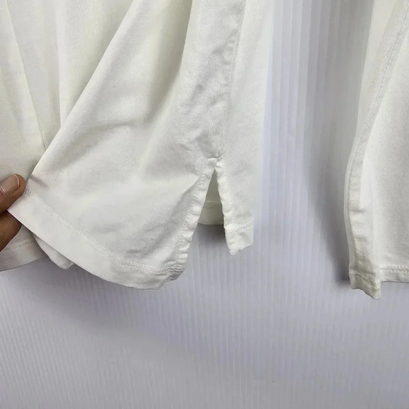 Madewell Women's Soft Cream Colored Long Sleeve Top with Raglan Sleeve S… - Picture 5 of 9